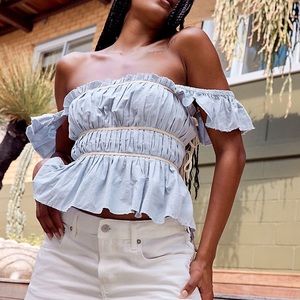 FREE PEOPLE CLAUDE CORSET TOP WITH TAGS